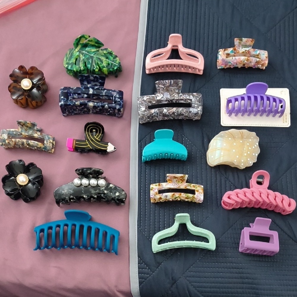 Colorful Hair Claw Clip Set